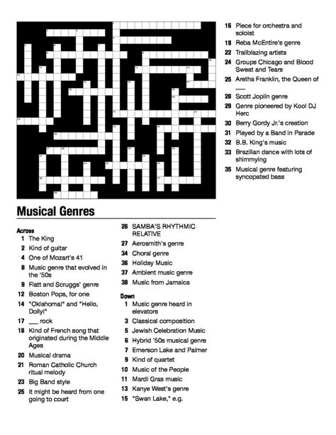 genre for a dj mix crossword|Genre for a DJ mix Crossword .